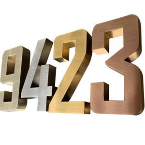 精工不锈钢仿古字 数字广告制作的新选择