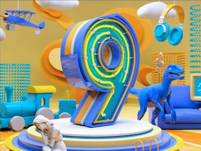 C4D零基础实战 打造炫酷霓虹灯广告海报数字教程